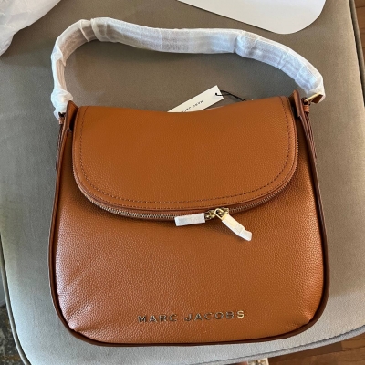 (PRELOVED) Marc Jacob The Groove Flap Hobo Leather in Smoked Hobo